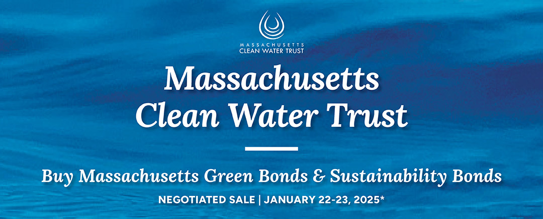 Massachusetts Clean Water Trust Bond Sale Banner